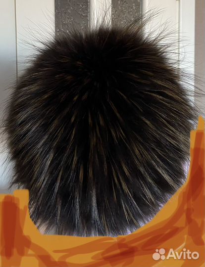 Шапка зимняя меховая женская Sollo енот тониров