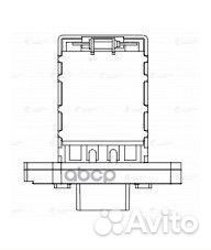 Резистор э/вент. отоп. для а/м Chevrolet Lacetti