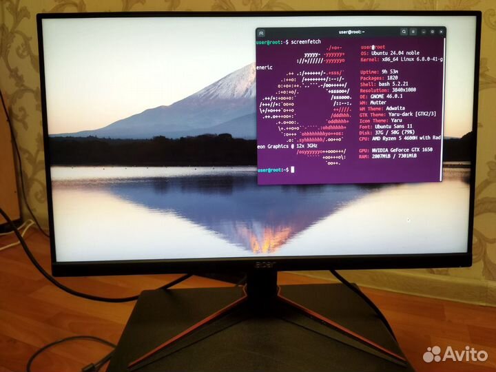 Монитор Acer nitro VG240Ybmiix 23.6