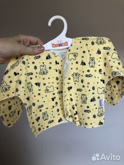 Распашонки Антицарапки Чепчики Papitto