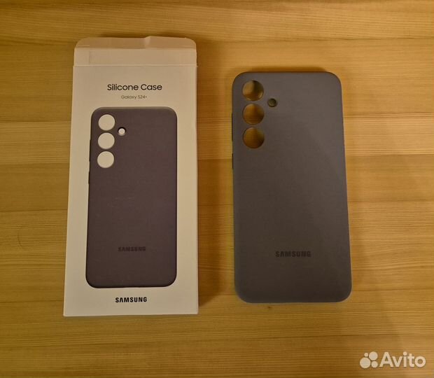 Силиконовый чехол для Samsung Galaxy S24+