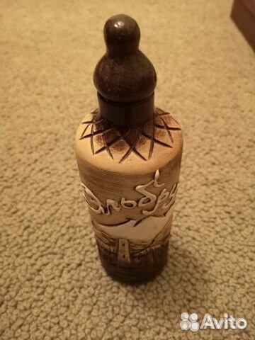 Бутылка-сувенир керамическая