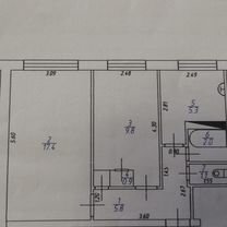 2-к. квартира, 42,3 м², 5/5 эт.