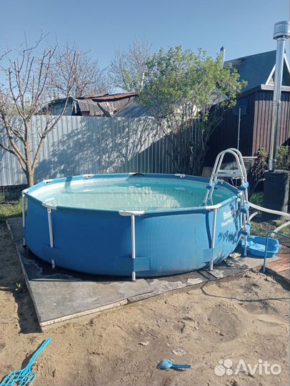 Каркасный бассейн бу 305*76