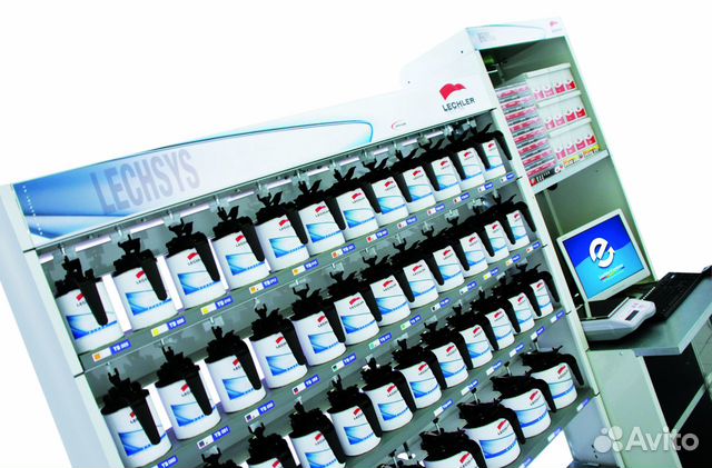 Лаборатория Lechler по подбору автомоб. красок