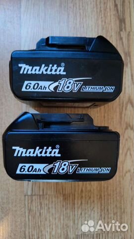 Аккумулятор makita 18v 6ah