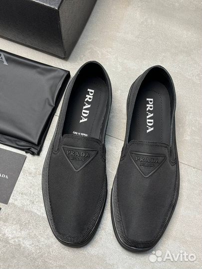 Мужские Кроссовки слипоны prada Re-Nylon