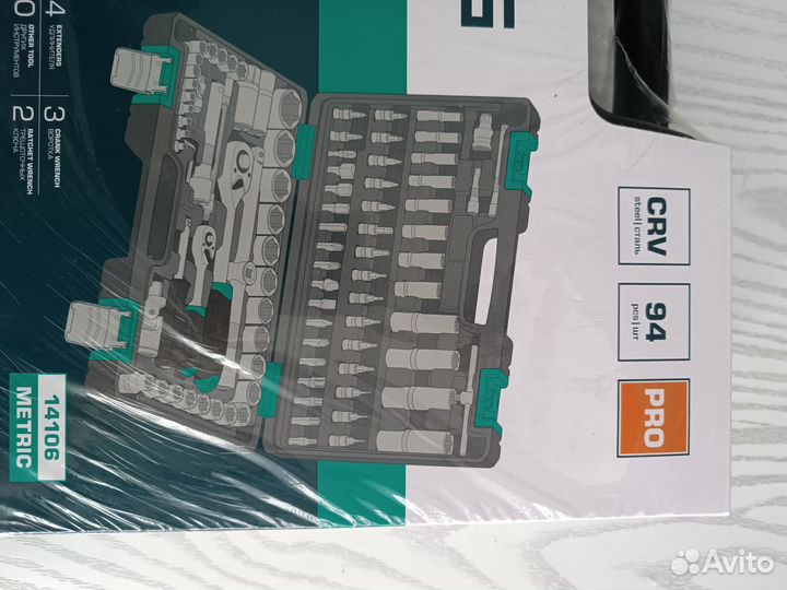 Набор инструментов stels 1/2, 1/4 CrV, 94 предм