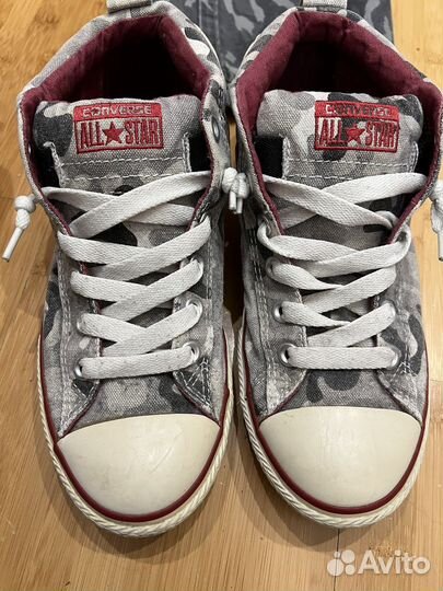 Кеды converse и джинсы милитари