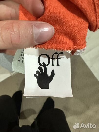 Лонгслив off white Оригинал