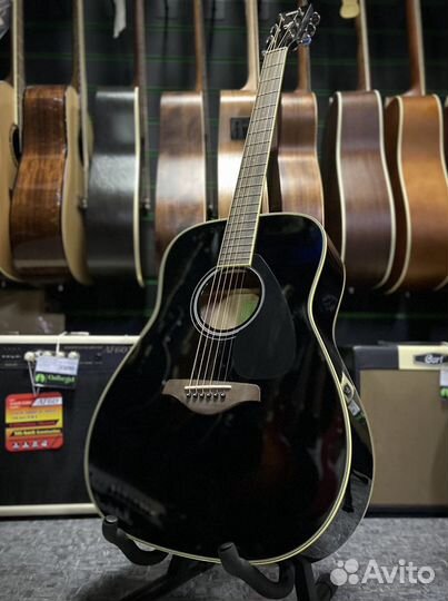 Yamaha FG820 черная акустическая гитара новая