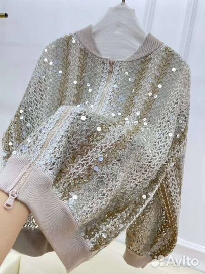 Кофта на молнии Brunello cucinelli