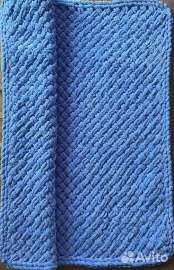 Детский плед из плюшевой пряжи