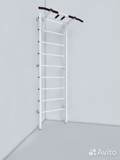 Угловая шведская стенка + турник 3 хвата 40х40 бе