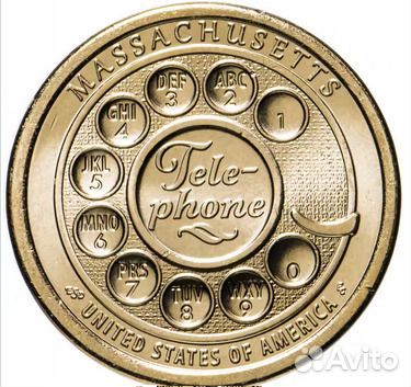 Монета Первый дисковой номеронабиратель