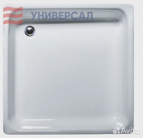 Душевой поддон чугунный 80х80