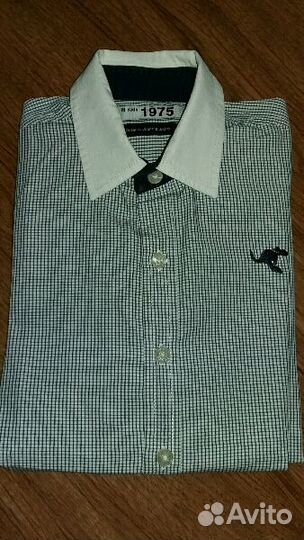 Стильная рубашка на 8-9лет, Турция