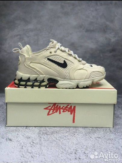 Кроссовки Nike Air ZM Spiridon CG 2/ Stussy. Люкс