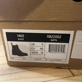 Dr martens 1460 Black Nappa EU 46