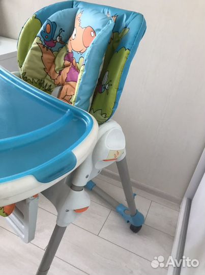 Стульчик для кормления chicco polly 2в1