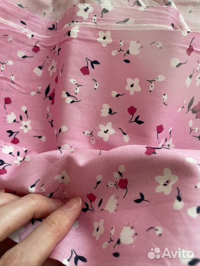 Ткань Отрез хлопка 1,5 метра, ширина 160