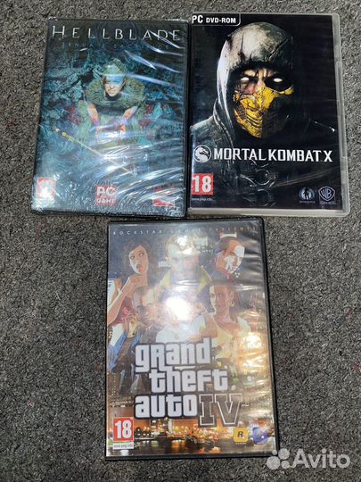 GTA 4, Mortal Kombat X, Hellblade на пк