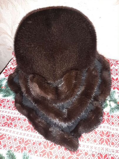 Шляпа дизайнерская норковая