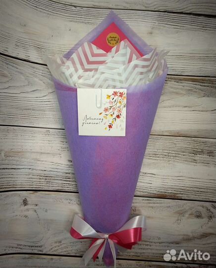 Букет из шоколадных цветов