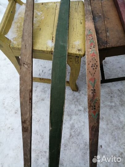 Коромысло расписное старинное