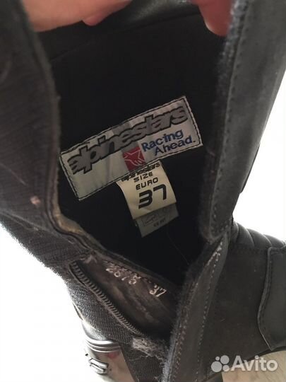 Мотоботы alpinestars racing ahead р37