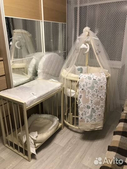 Детская кроватка трансформер 8 в 1