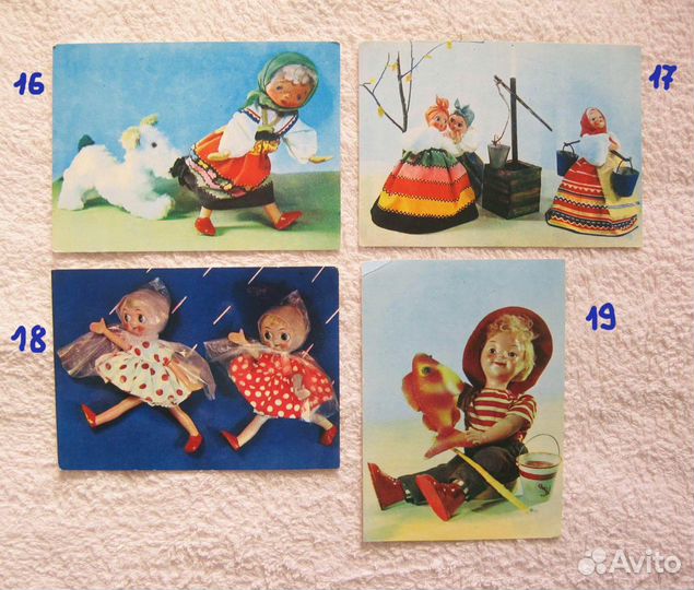 Открытки СССР, комплекты и поштучно