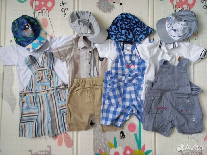 Пакет летней одежды для мальчика 74 размер
