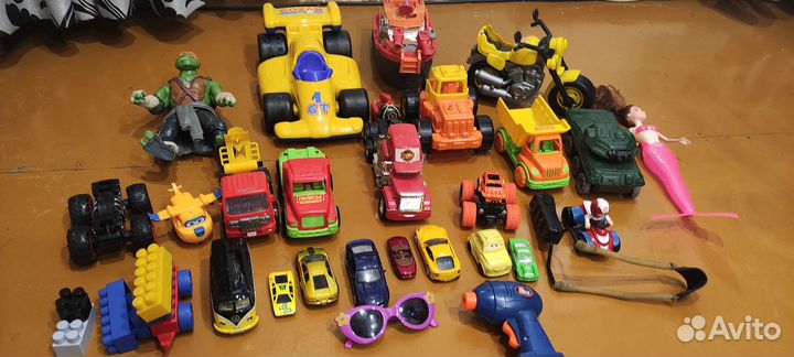 Детские машинки игрушки пакетом