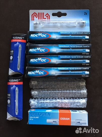 Лампы галогенные R7s osram pila Космос