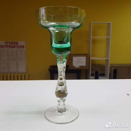 Подсвечник стекло винтаж СССР