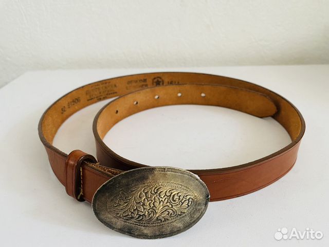 Silver Creek.Made in U.S.A.кожаный ремень. 80