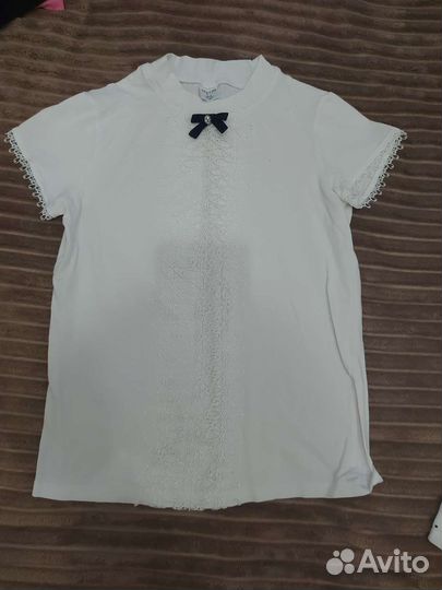 Блузка школьная для девочки 2 штуки