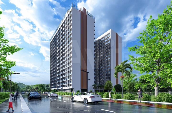 Квартира-студия, 31,4 м² (Грузия)