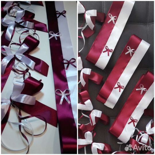 Свадебные украшение на машину