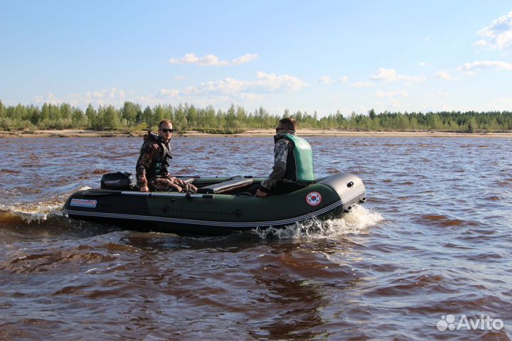 Лодка mishimo PRO 335 сине-серая