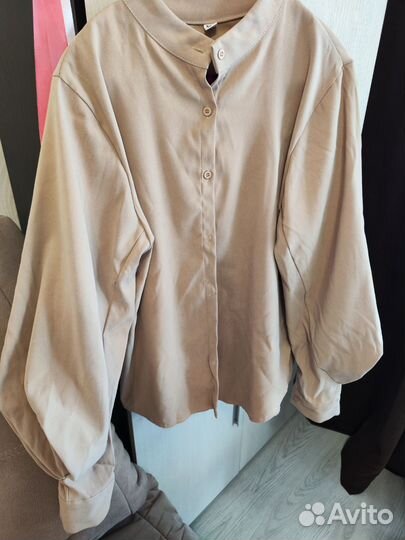 Блузка с объемными рукавами, фонарики, 44-46