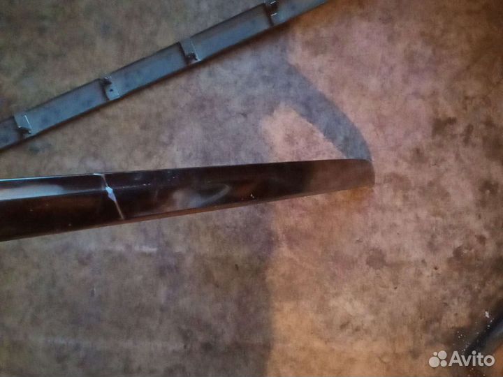 Молдинг заднего бампера Тойота Хайлендер с10-14г