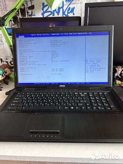 Ноутбук msi ms175a