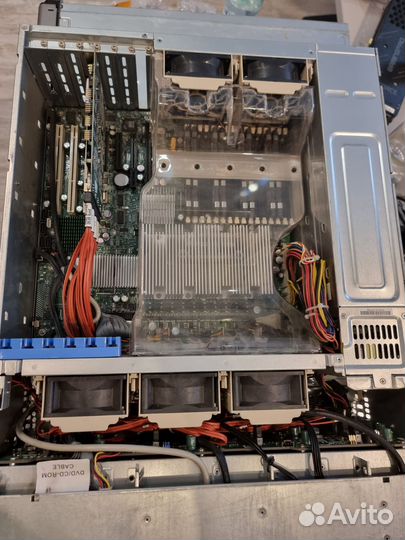 Сервер Supermicro x7dbe+ с блоками