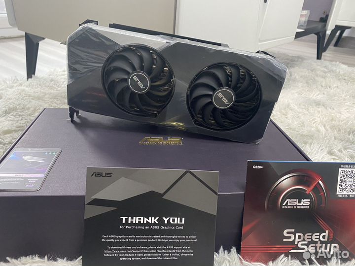 Видеокарта rx6700xt asus dual 12gb