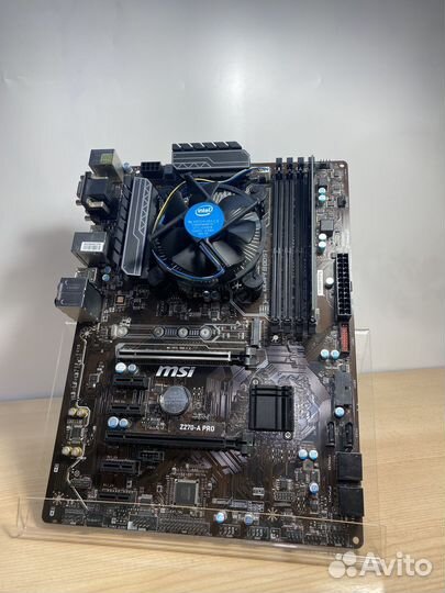Материнская плата с процессором Z270 MSI