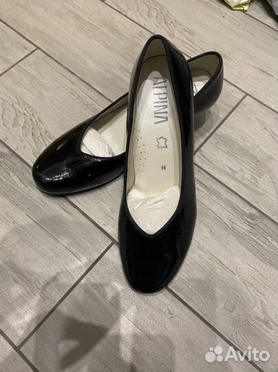 Туфли женские кожаные 38 размер