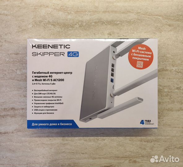 Wi-fi роутер Keenetic Skipper 4G (KN-2910), новые