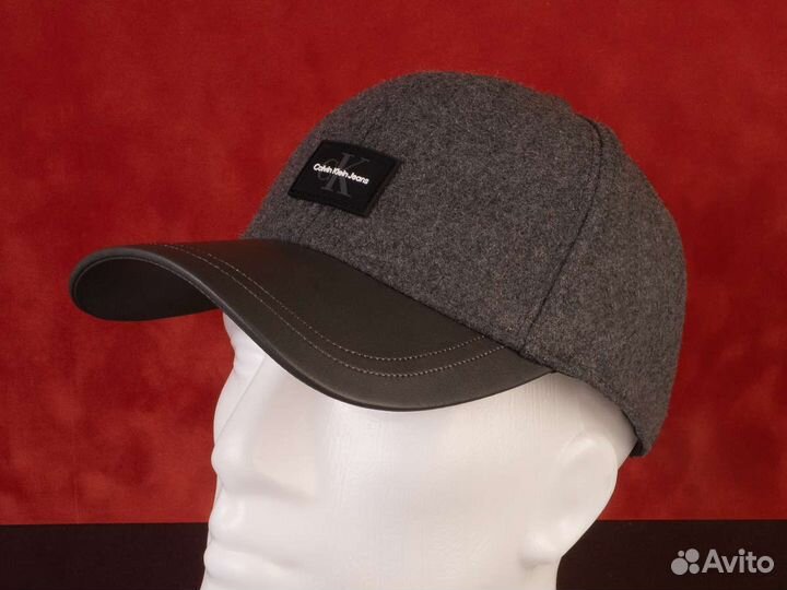 Бейсболка мужская зимняя